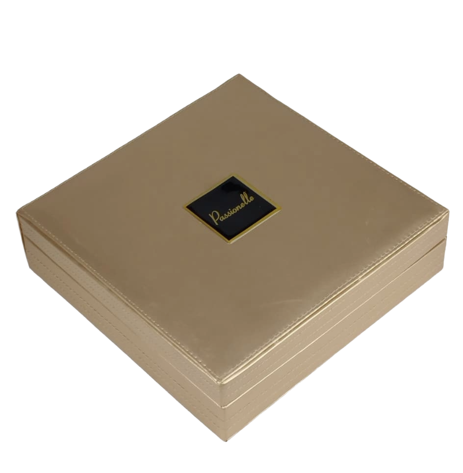 Gold Leather Gift Box