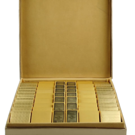 Gold Leather Gift Box