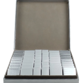 Silver Leather Gift Box