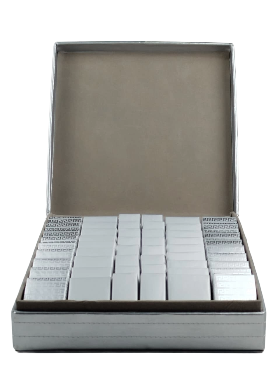 Silver Leather Gift Box