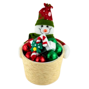 Mini Snowman Basket