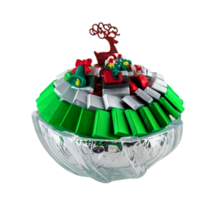 Christmas Bohemia Spiral Bowl