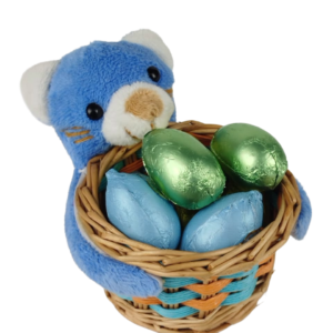 Micro Blue Bear Basket