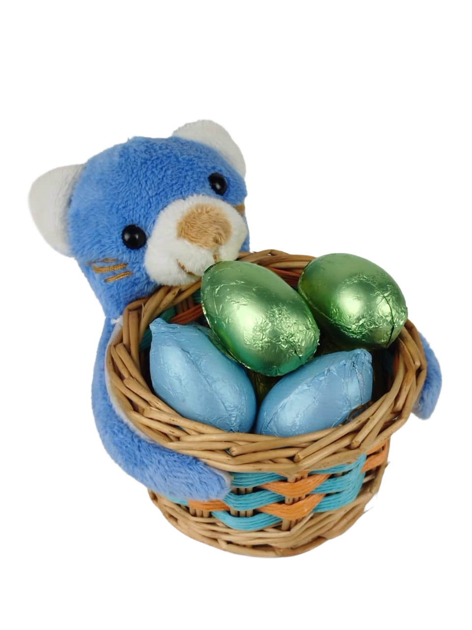 Micro Blue Bear Basket